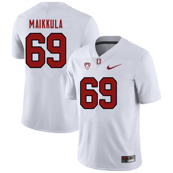 Youth #69 Jake Maikkula Stanford Cardinal College 2023 Football Stitched Jerseys Sale-White